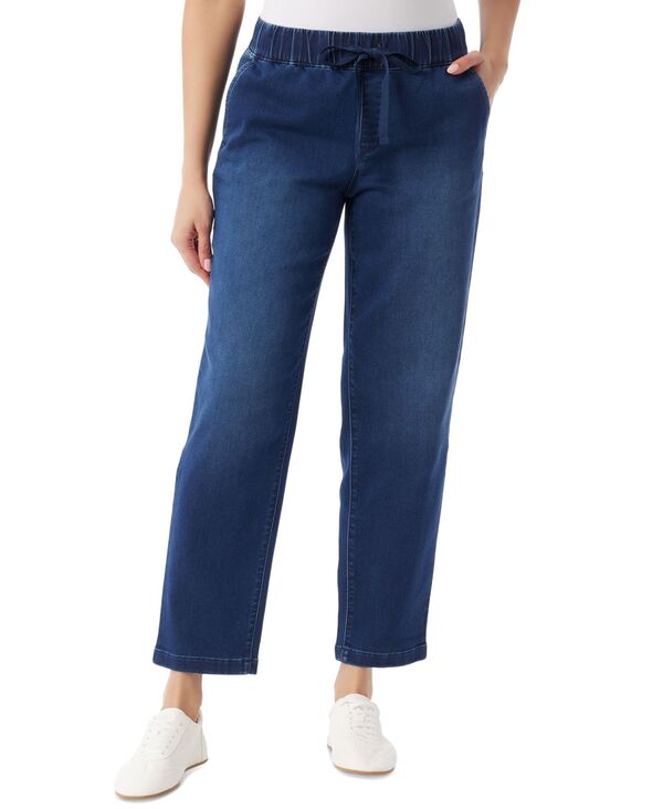 グロリアバンデービルト レディース ボトムス デニムパンツ ニット ジーンズ Gloria Vanderbilt Women's Knitology Anya Drawstring Straight-Leg Jeans Metzen