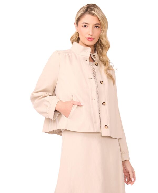 ヴィンスカムート レディース アウター ジャケット・ブルゾン Vince Camuto Women'semi Collared Bubble Jacket Neutral