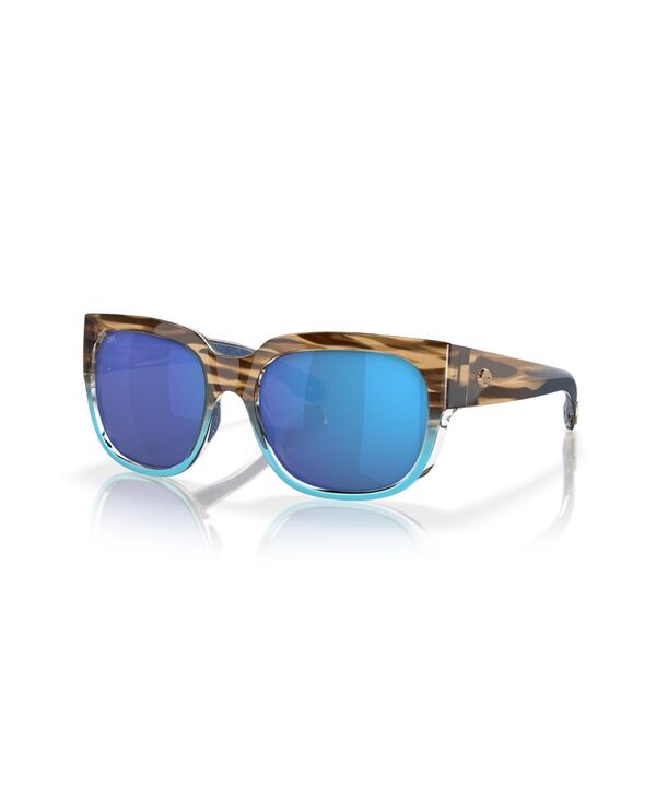 コスタデルマール レディース 佩び物 サングラス・アイウェア Costa Del Mar Women\u0027s Polarized Sunglasses Waterwoman 6S9019 Shiny Wahoo