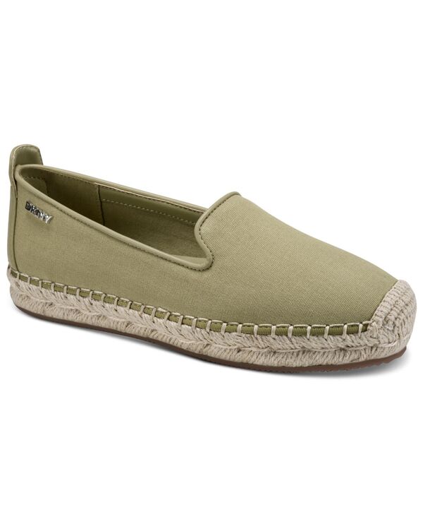 ダナ キャラン ニューヨーク レディース シューズ スリッポン・ローファー DKNY Women's Mallandra Slip-On Espadrille Flats Olive Green グリーン