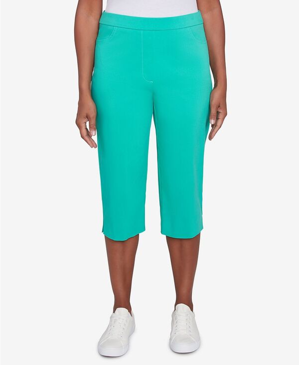 アルフレッド ダナー レディース ボトムス カジュアルパンツ プチ Alfredunner Petite Classics Flat Front Allure Clamdigger Pants Jade