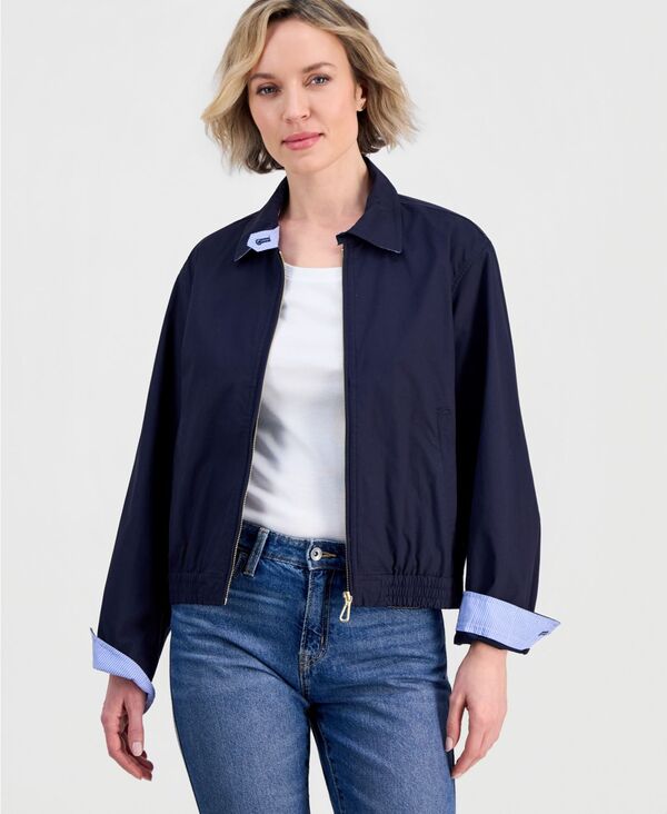 ナウティカ レディース アウター ジャケット・ブルゾン コットン ジーンズ Nautica Jeans Women's Cotton Solid Zip-Front Jacket Night Sky 16,316円