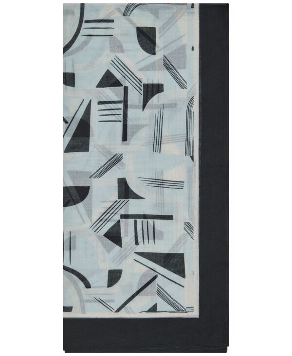 カール ラガーフェルド レディース アクセサリー マフラー・ストール・スカーフ KARLAGERFELD PARIS Art Deco Square Scarf Black/White ホワイト