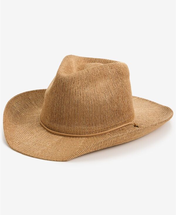 アイ.エヌ.シー インターナショナル コンセプト レディース アクセサリー 帽子 トール I.N.C. International Concepts I.N.C. International Concept Metallic Packable Cowboy Hat Macy's Exclusive Champagne シャンパン