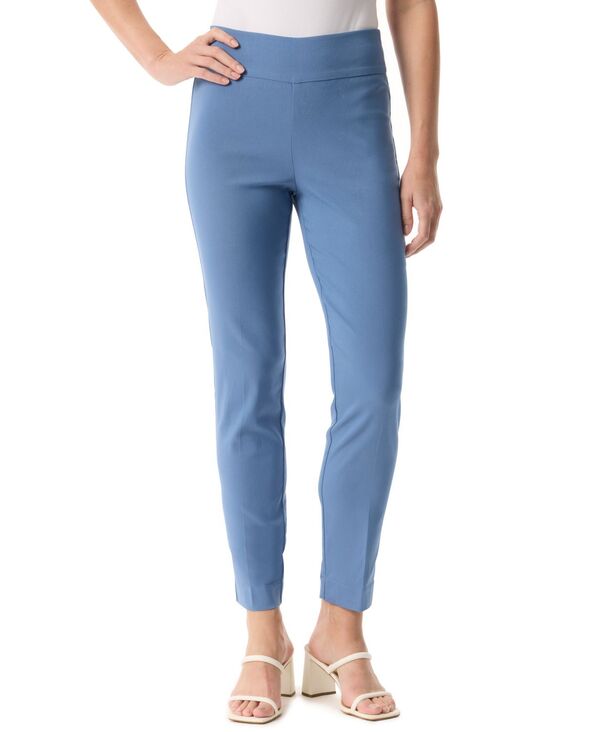 グロリアバンデービルト レディース ボトムス カジュアルパンツ Gloria Vanderbilt Women Tummy-Control Pull-On Slim Trousers in Regular Short \u0026 Long Artisan Blue ブルー