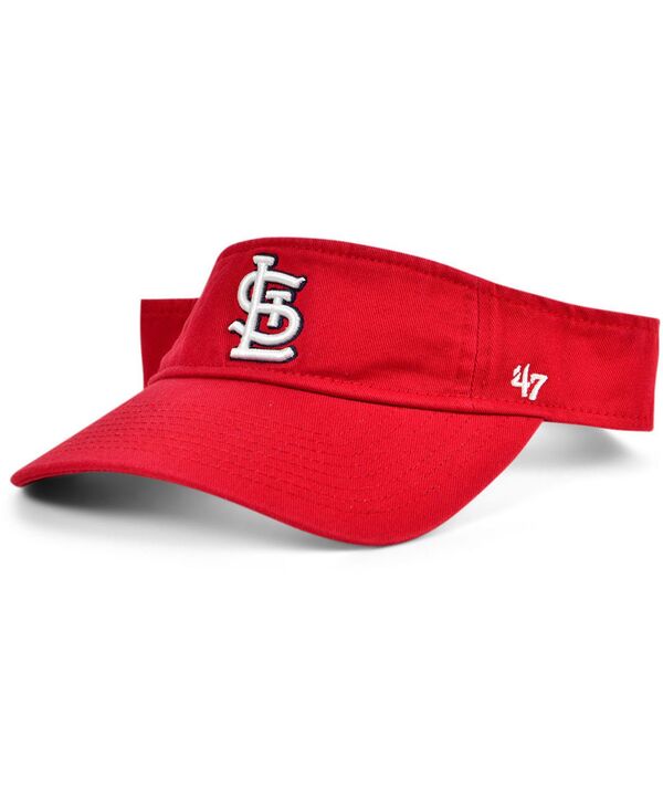 47 ブランド レディース アクセサリー 帽子 '47 Brand St. Louis Cardinals 2020 Clean Up Visored レッド