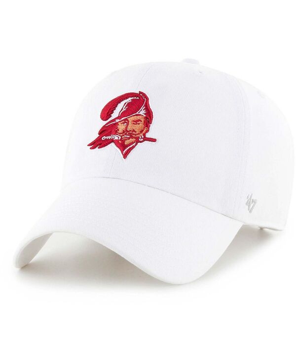 ファナティクス メンズ アクセサリー 帽子 Fanatics '47 Men's White Tampa Bay Buccaneers Legacy Clean Up Adjustable Hat White ホワイト