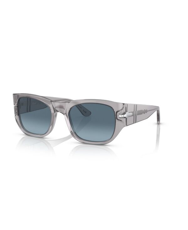 ペルソル レディース 付属物 サングラス・アイウェア Persol Unisex Square Sunglasses PO3308S Grey 薄墨色