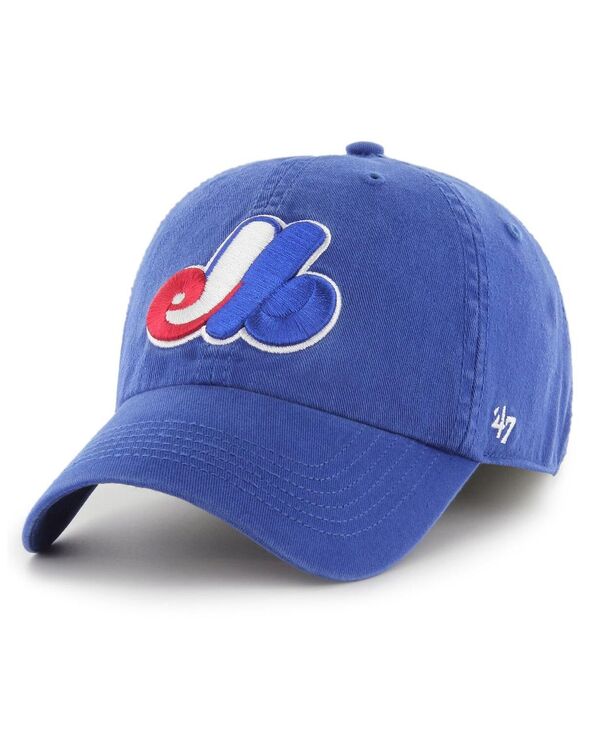 47 ブランド メンズ アクセサリー 帽子 '47 Brand Men's Royal Montreal Expos Cooperstown Collection Franchise Fitted Hat Royal