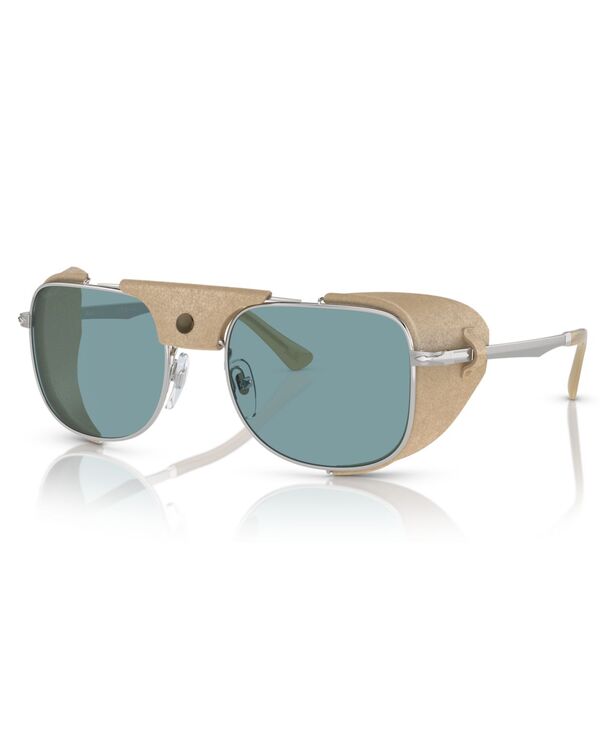 ペルソル メンズ アクセサリー サングラス・アイウェア Persol Men's Polarized Sunglasses PO1013SZ Silver シルバー