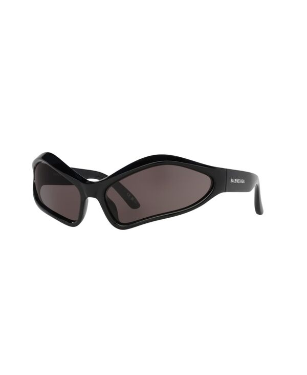 バレンシアガ レディース アクセサリー サングラス・アイウェア Balenciaga Unisex Rectangle Sunglasses BB0314S 6E000332 Black ブラック