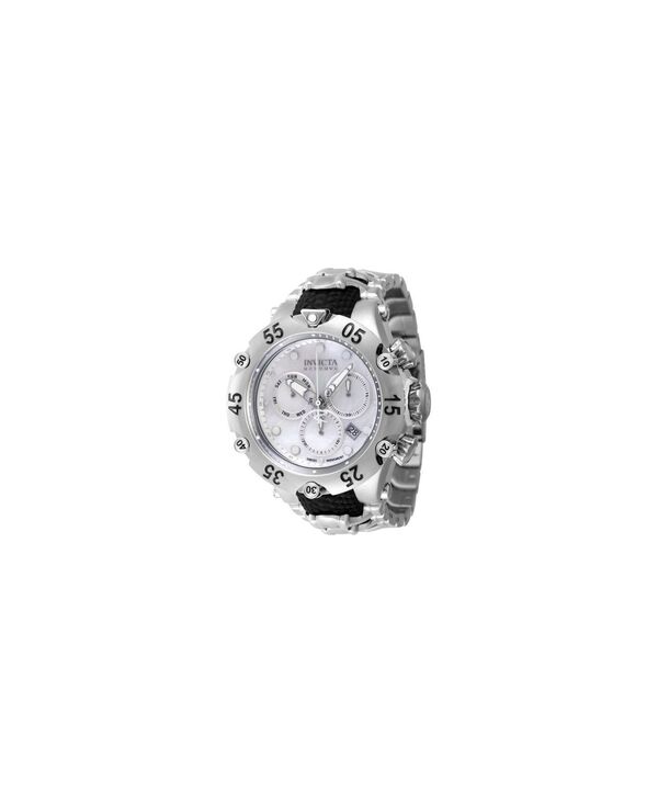 インビクタ メンズ アクセサリー 腕時計 Invicta Men's 47156 Reserve Quartz Chronograph White Silver Dial Watch Silver シルバー