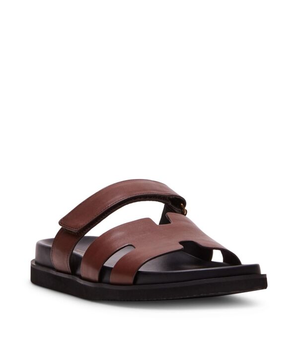 スティーブ マデン メンズ シューズ サンダル Steve Madden Men's Micah Slip On Sandal Brown ブラウン
