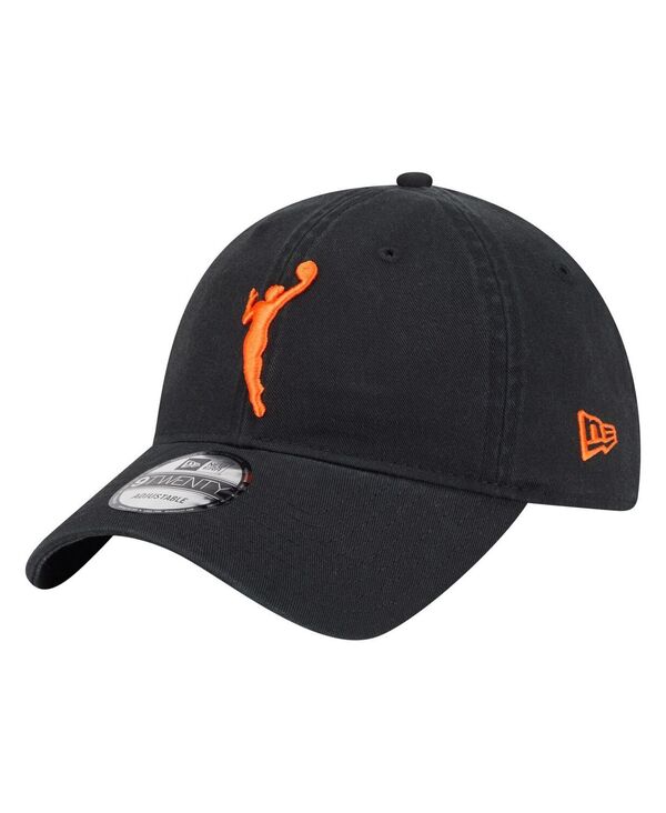 ニューエラ メンズ アクセサリー 帽子 ロゴ New Era Men's and Women's Black WNBA Core Alt Logo 9TWENTY Adjustable Hat Black ブラック