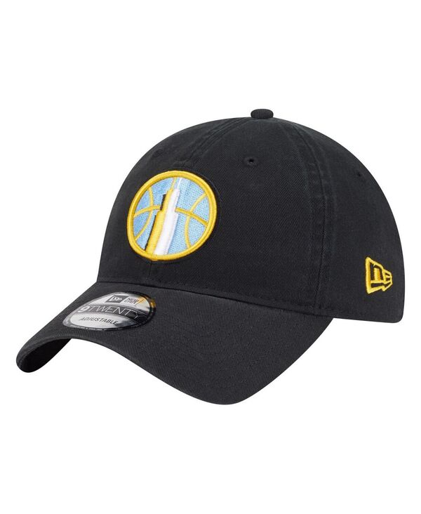 ニューエラ メンズ アクセサリー 帽子 ロゴ New Era Men's and Women's Black Chicago Sky Core Alt Logo 9TWENTY Adjustable Hat Black ブラック