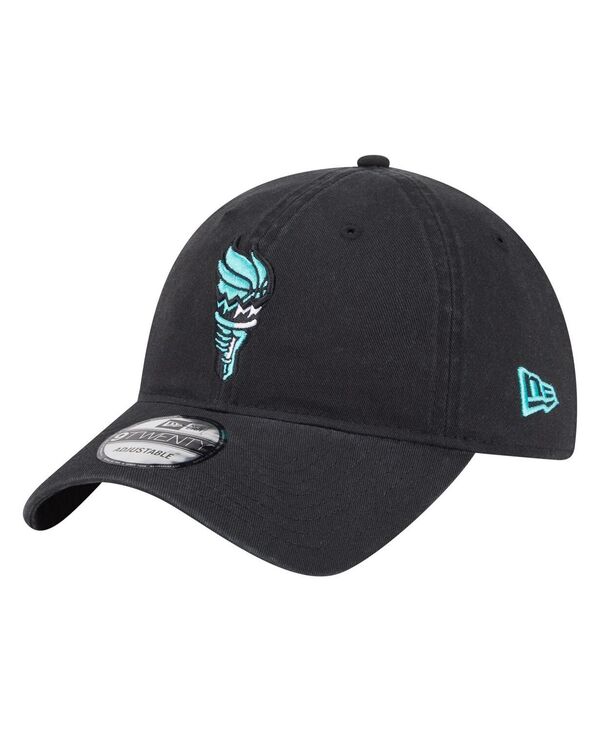 ニューエラ メンズ アクセサリー 帽子 ロゴ New Era Men's and Women's Black New York Liberty Core Alt Logo 9TWENTY Adjustable Hat Black ブラック