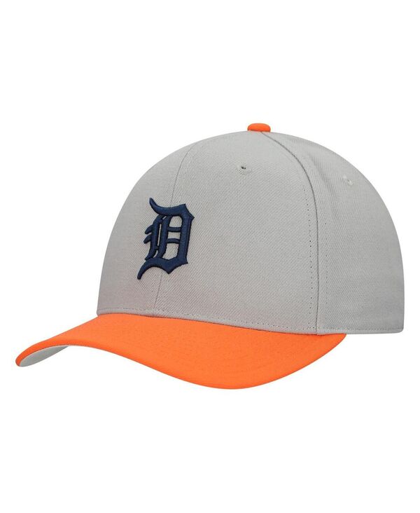 ミッチェル&ネス メンズ アクセサリー 帽子 Mitchell & Ness Men's and Women's Gray Detroitigers Basic Pro Adjustable Hat Gray グレー｜ReVida 店