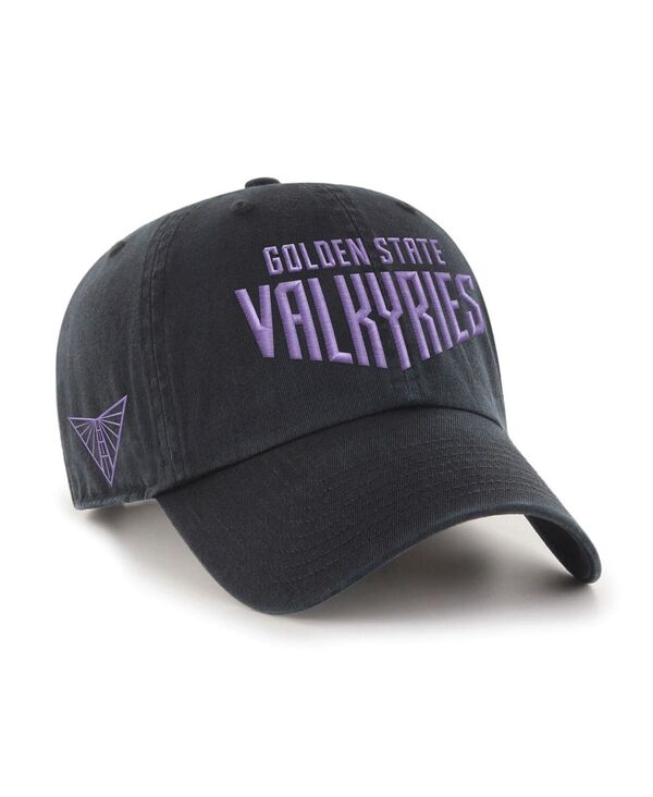 47 ブランド メンズ アクセサリー 帽子 '47 Brand Men's and Women's Black Golden State Valkyries Core Wordmark Clean Up Adjustable Hat Black ブラック 7,796円