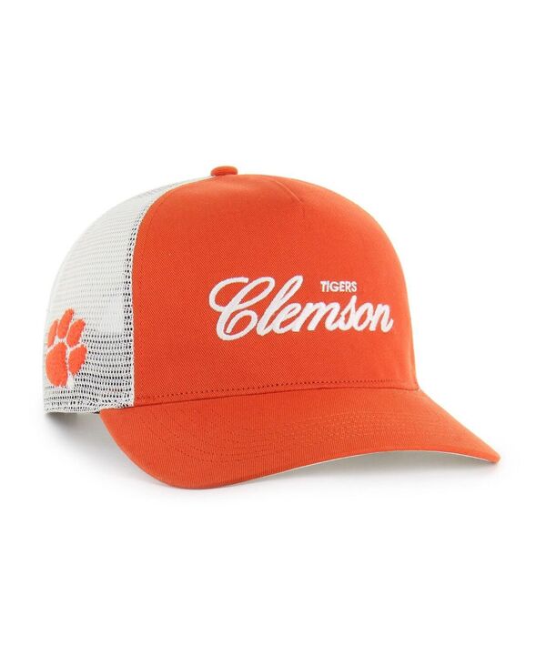 47 ブランド メンズ アクセサリー 帽子 '47 Brand Men's and Women's Orange Clemson Tigers Contemporary Basics Foundation Trucker Hitch Adjustable Hat Orange オレンジ