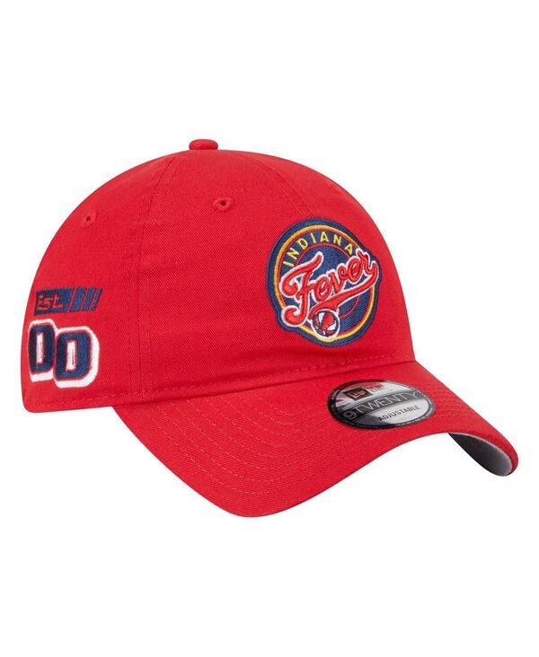 ニューエラ メンズ アクセサリー 帽子 New Era Men's and Women'sRed Indiana Fever 9TWENTY Establishedate Side Patchat Red レッド｜ReVida 店