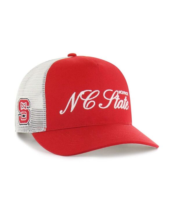 47 ブランド メンズ アクセサリー 帽子 '47 Brand Men's and Women's Red NC State Wolfpack Contemporary Basics Foundation Trucker Hitch Adjustable Hat Red レッド