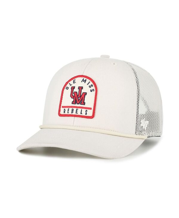 47 ブランド メンズ アクセサリー 帽子 ベスト '47 Brand Men's and Women's Cream Ole Miss Rebels Core Inline Gravestone Adjustable Trucker Hat Cream クリーム