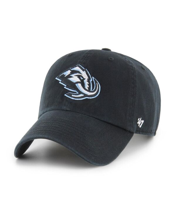 47 ブランド メンズ アクセサリー 帽子 ロゴ '47 Brand Men's Black Utah Mammoth Logo Clean Up Adjustable Hat Black ブラック｜ReVida 店