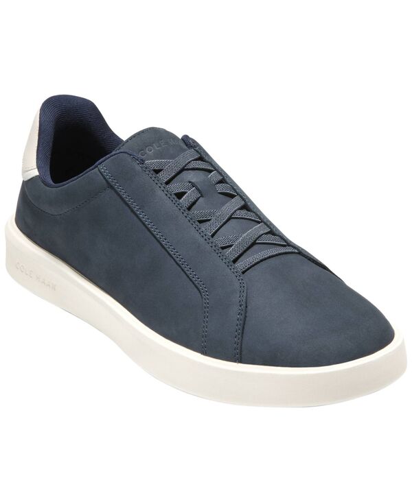 コールハーン メンズ シューズ スリッポン・ローファー スニーカー レース Cole Haan Men's Grand Crosscourt Daily Lace-To-Toe Slip-On Sneakers Navy Blazer Nubuck ネイビー