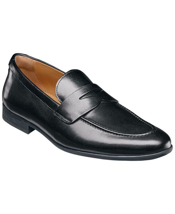 フローシャイム メンズ シューズ スリッポン・ローファー Florsheimen's Modena Moc-Toe Penny Loafers Black ブラック