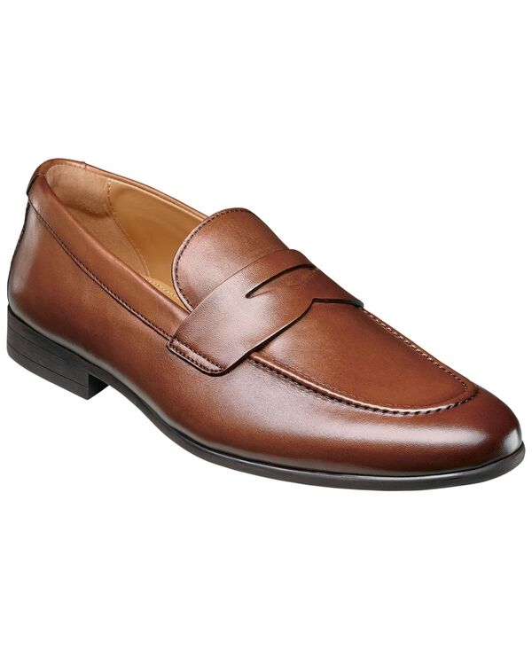 フローシャイム メンズ シューズ スリッポン・ローファー Florsheimen's Modena Moc-Toe Penny Loafers Cognac