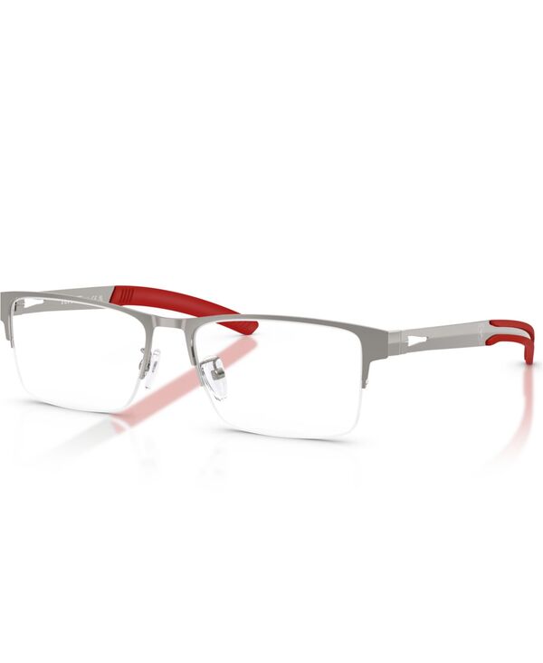 スクーデリア フェラーリ メンズ 付属物 サングラス・アイウェア Scuderia Ferrari Men\u0027s Rectangleyeglasses FZ7017D Gunmetal Matte 火器金属元素