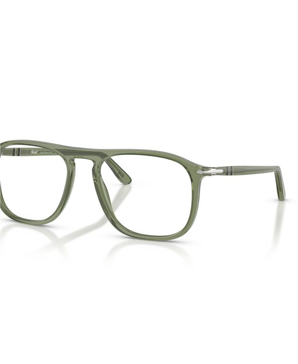 ペルソル レディース アクセサリー サングラス・アイウェア Persol Unisex Squareyeglasses PO3392V Transparent Green グリーン