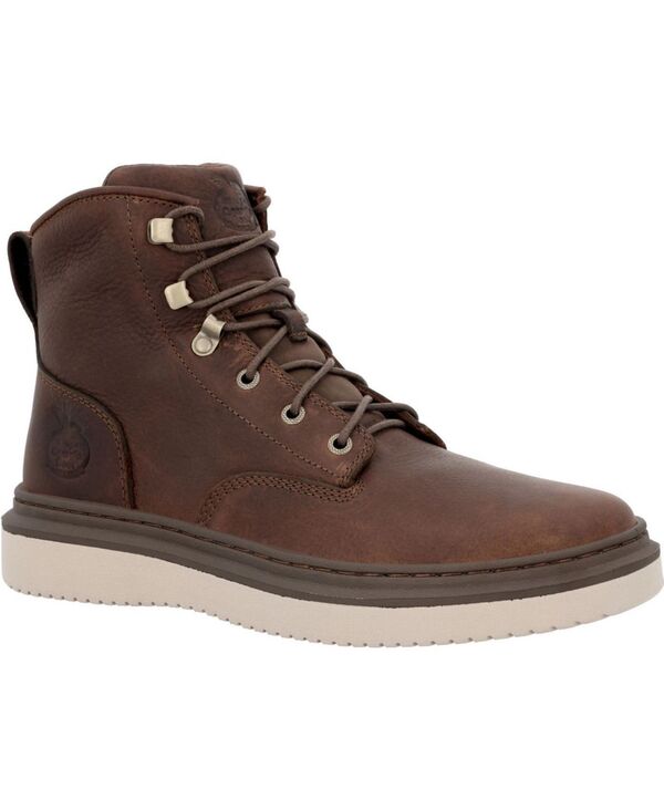 ジョージブーツ メンズ シューズ ブーツ・レインブーツ GEORGIA BOOT Men's Wedge Superlyte Work Boot Soggy brown ブラウン｜ReVida 店