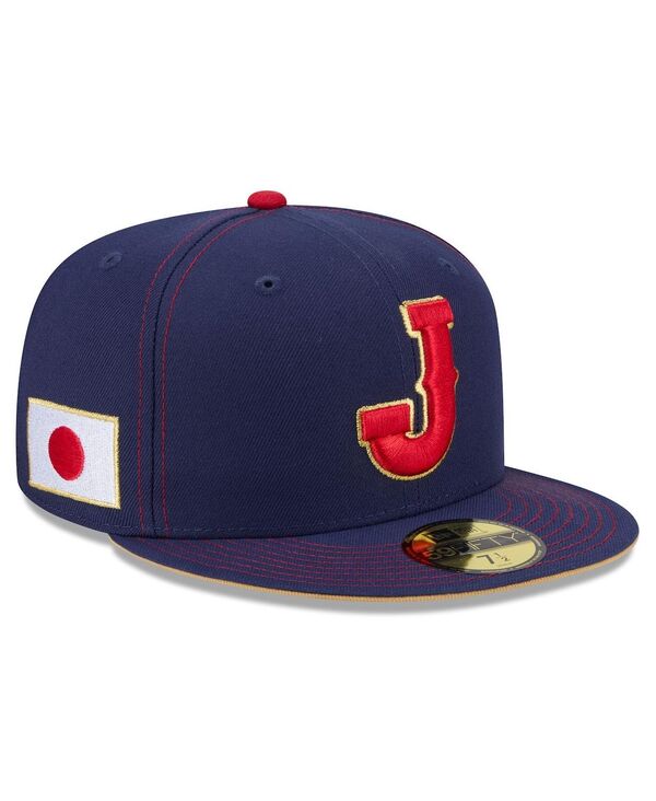 ニューエラ メンズ アクセサリー 帽子 New Era Men Navy Japan Baseball 2026 World Baseball Classic 59FIFTY Fitted Hat Navy ネイビー