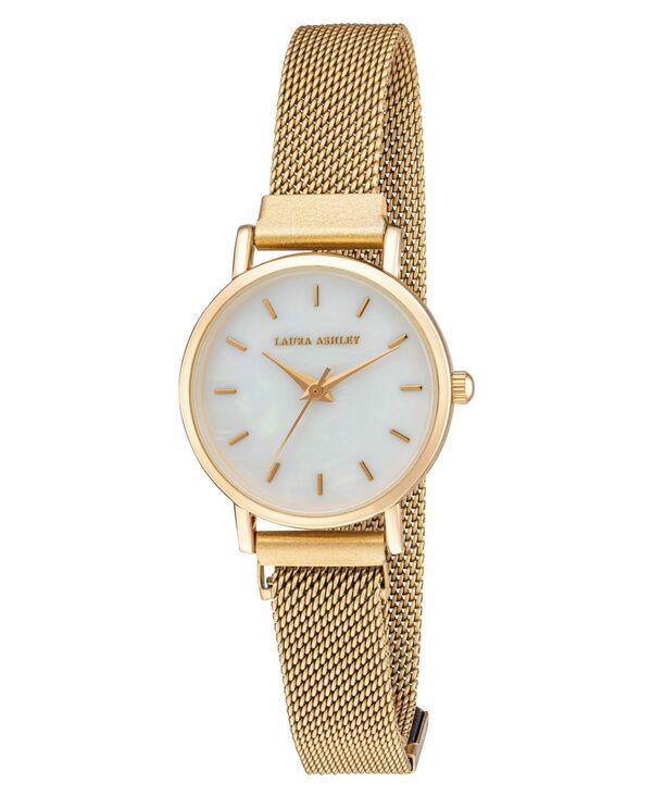 ローラアシュレイ レディース アクセサリー 腕時計 メッシュ Laurashley Womenleek Gold Tone Alloy Mesh Magnet Bracelet Watch 29mm Gold ゴールド
