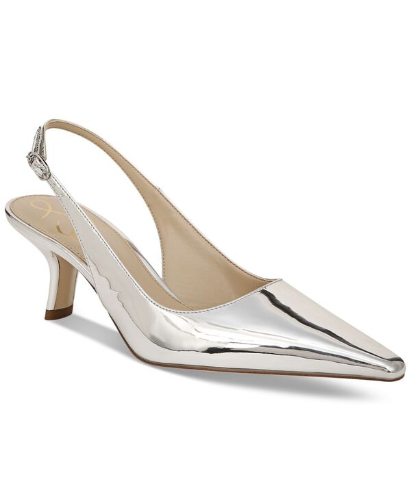 サムエデルマン レディース シューズ パンプス Sam Edelman Women's Bianka Slingback Pumpsoft Silver Metallic シルバー