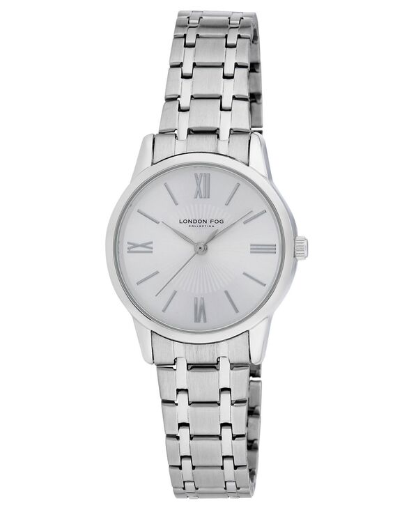 ロンドンフォグ レディース アクセサリー 腕時計 London Fog Women Quartz Waverly Silver-Tone Alloy Watch 32mm Silver シルバー