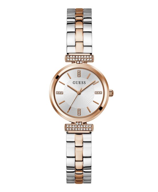 ゲス レディース アクセサリー 腕時計 Tシャツ GUESS Women's Analog Two-Tone Steel Watch 28mm Two-Tone