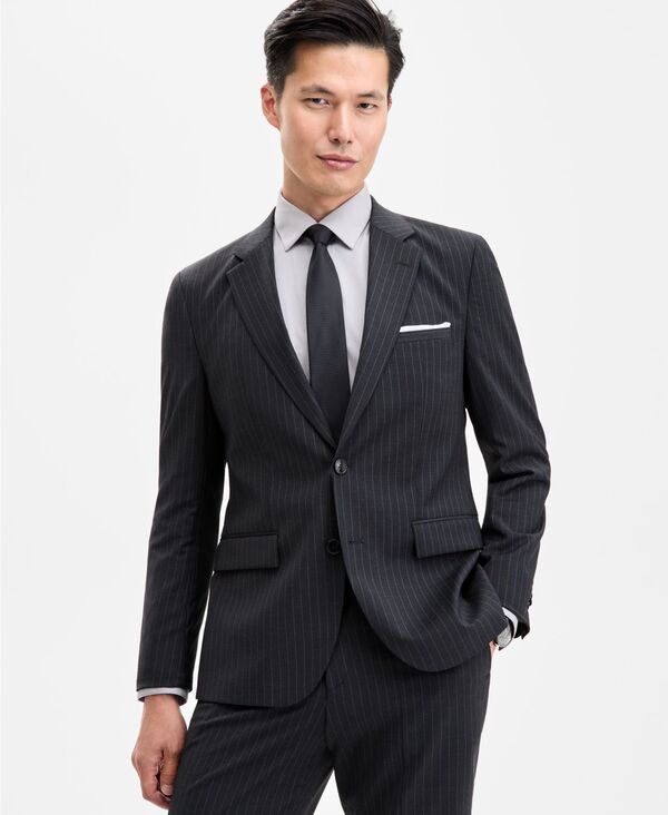 ヒューゴボス メンズ アウター ジャケット・ブルゾン Hugo Boss Men's Modern-Fit Solid Suit Jacket Charcoal チャコール