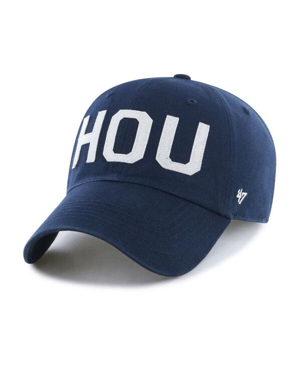 47 ブランド レディース アクセサリー 帽子 '47 Brand Women's Navy Houston Texans Finely Clean Up Adjustable Hat Navy ネイビー