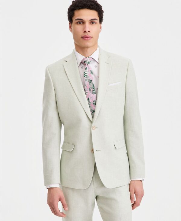バースリー メンズ アウター ジャケット・ブルゾン リネン Bar III Men'slim-Fit Linen-Blend Suit Separates Jacket Macy's Exclusive Mint ミント