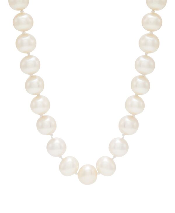 ホノラ レディース アクセサリー ネックレス・チョーカー・ペンダントトップ レース Honora White Cultured Freshwater Pearl (7-8mm) Necklace in 14k Yellow Pearl White ホワイト