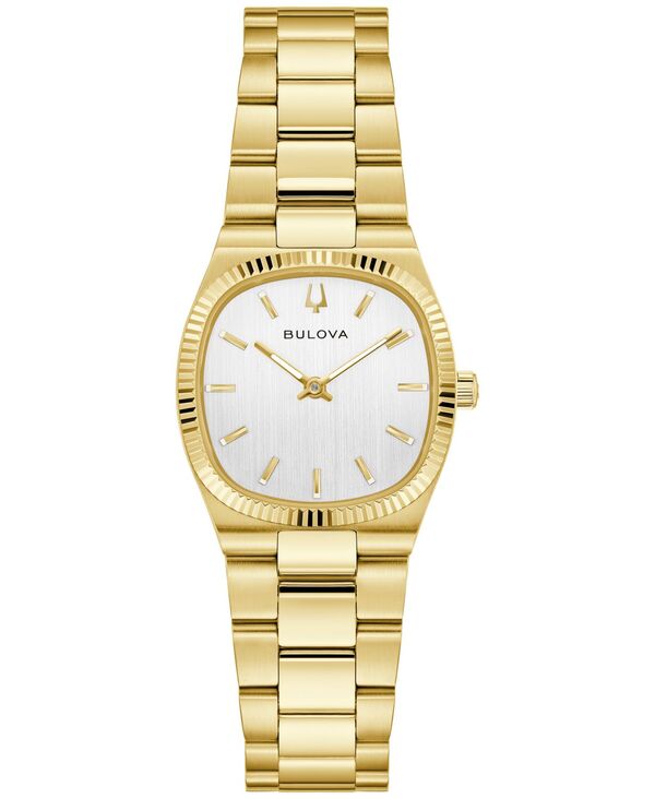 ブロバ レディース アクセサリー 腕時計 Tシャツ Bulova Women's Classic Super Seville Gold-Tone Stainlessteel Bracelet Watch 37.5mm Gold-tone ゴールド