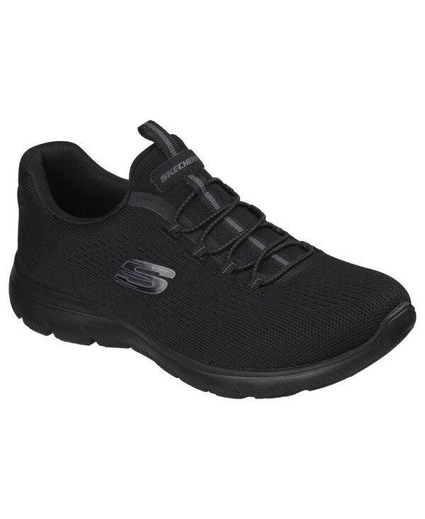 スケッチャーズ レディース シューズ スニーカー Skechers Women\u0027summits - Radiant Flow Athletic Walking Sneakers Wide Width from Finish Line Black 黒いこと