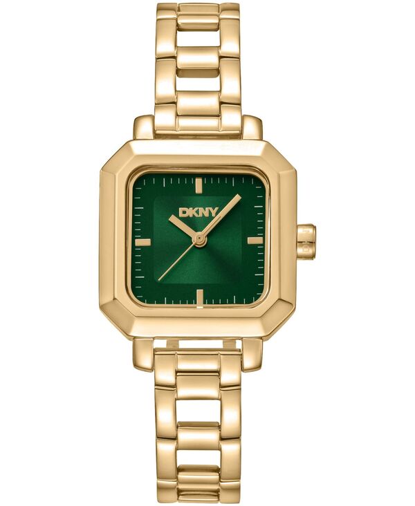 ダナ キャラン ニューヨーク レディース アクセサリー 腕時計 Tシャツ DKNY Women's Green Dial Open Link Gold-Tone Stainlessteel Bracelet Watch 27 x 27mm Dark Green グリーン｜ReVida 店 29,120円