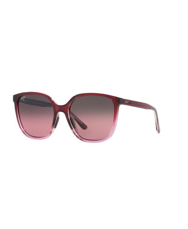 マウイ体育館 レディース 付属物 サングラス・アイウェア Maui Jim Women\u0027s Good Fun Polarized Sunglasses MJ000753 Pink Purple さくら色