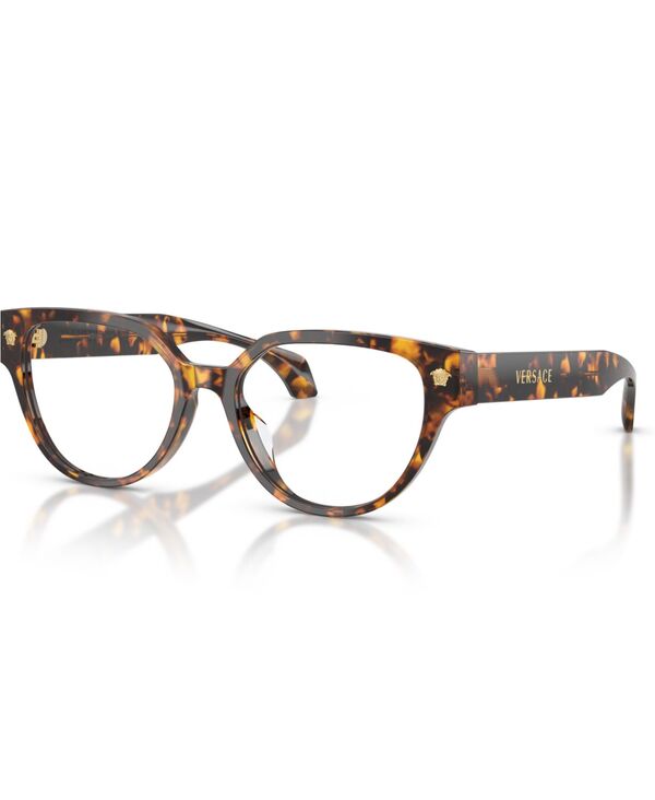 ヴェルサーチ レディース 付属物 サングラス・アイウェア Versace Women\u0027s Cat Eyeglasses VE3394D Havana