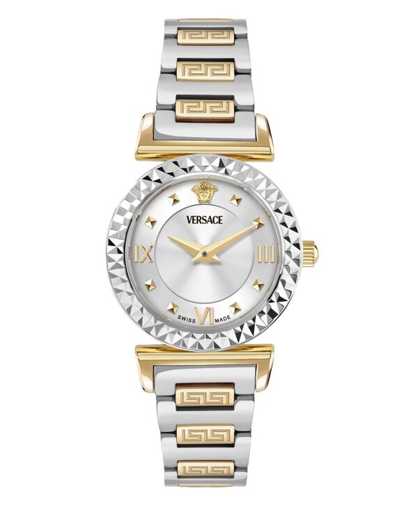ヴェルサーチ レディース アクセサリー 腕時計 ミニ Tシャツ Versace Women's Mini Vanity Two-Tone Stainlessteel Bracelet Watch 27mm Two-tone