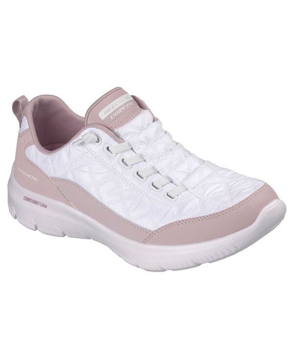 スケッチャーズ レディース シューズ スニーカー Skechers Women'summits Contour Foam - Cozy Fit Walking Sneakers from Finish Line Lavender ラベンダー