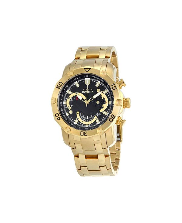 インビクタ メンズ アクセサリー 腕時計 Invicta Men's 22767 Pro Diver Quartz Multifunction Dial Watch Gold ゴールド